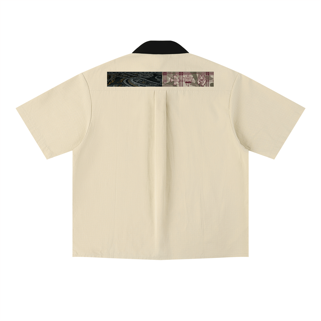#7Brand S7 Unisex Color Block Short Sleeve Shirt