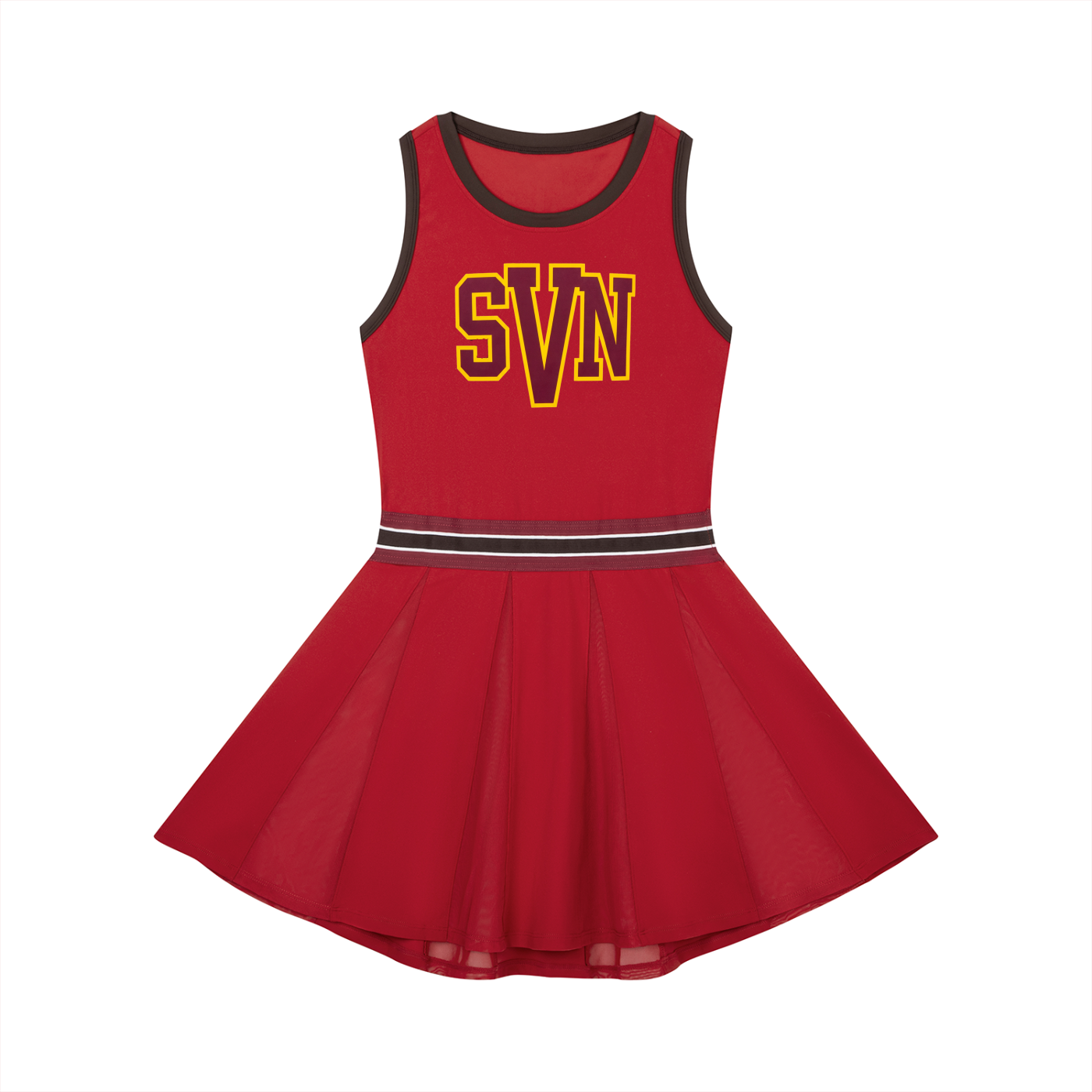 #7Brand SVN Women's Color Block A-Line Sleeveless Dress