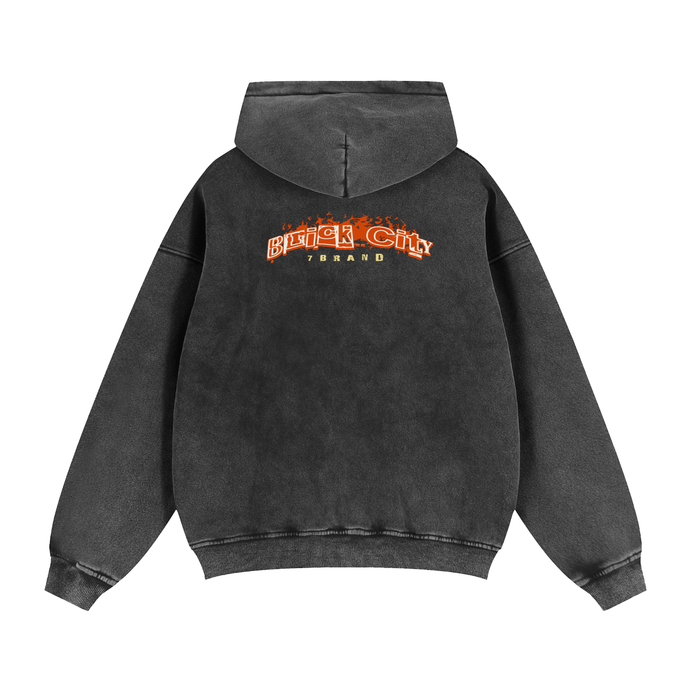 Zip-Through Boxy Fleece Hoodie