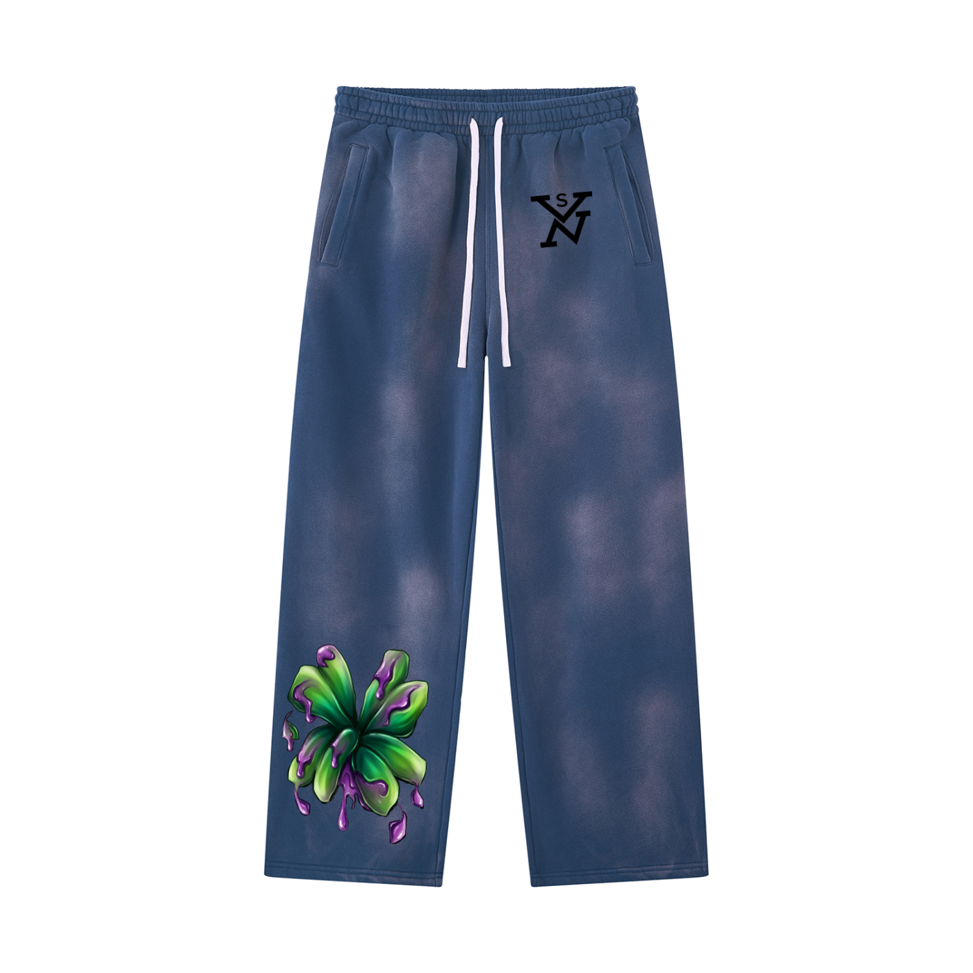 #7Brand Unisex Sunfade Wide Leg Fleece Sweatpants