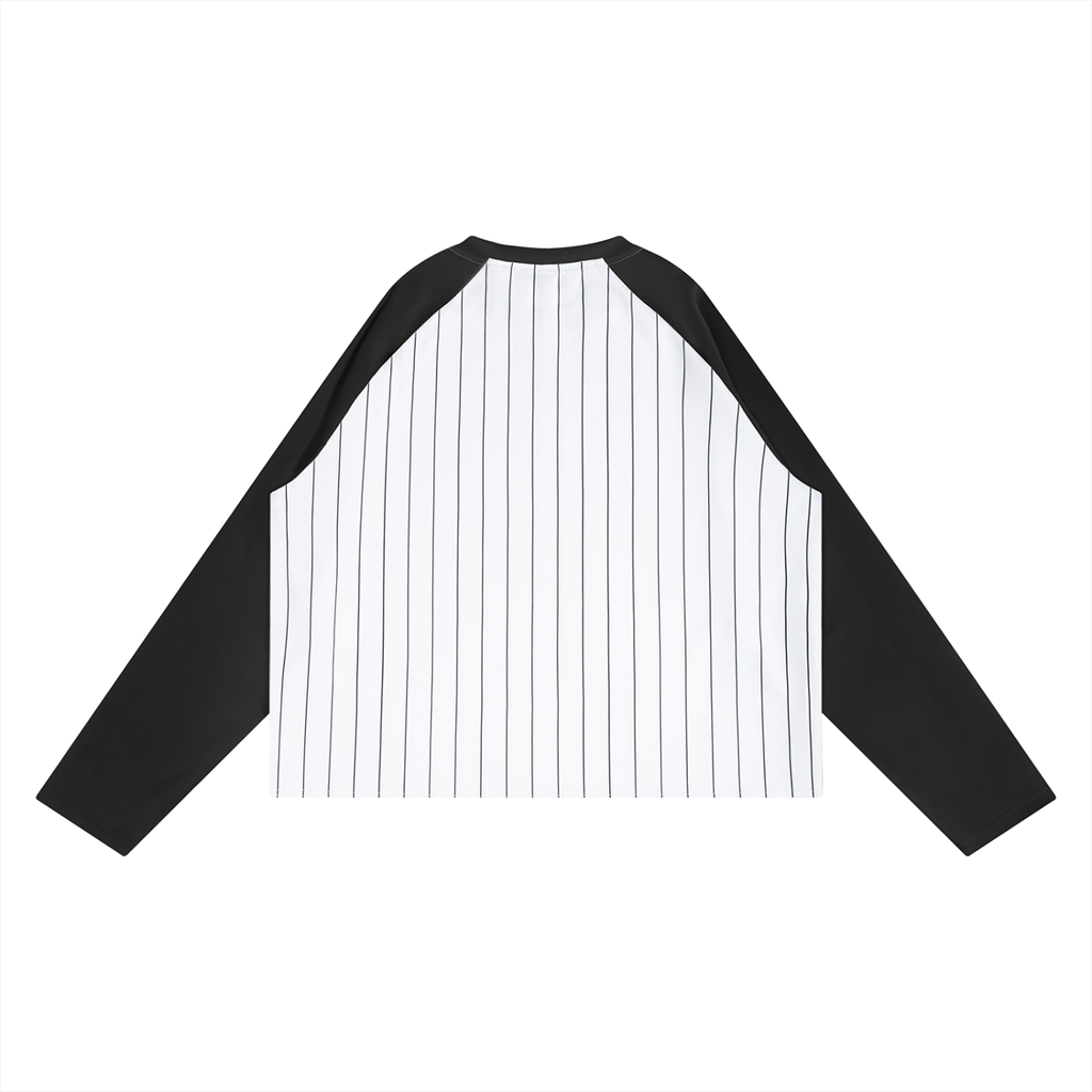 #7Brand SVN Unisex Striped Raglan Long Sleeve T-Shirt