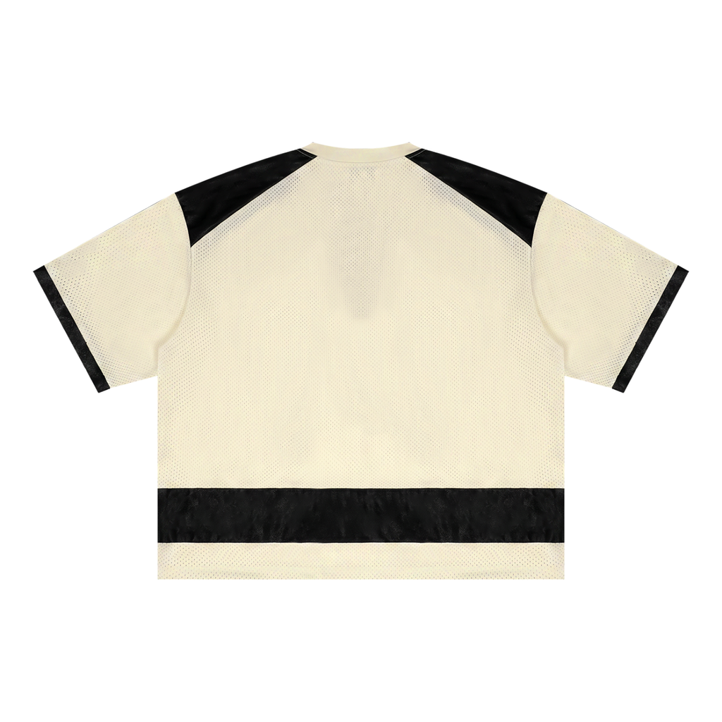#7Brand SVN Unisex Raglan Sleeve Mesh Boxy T-Shirt