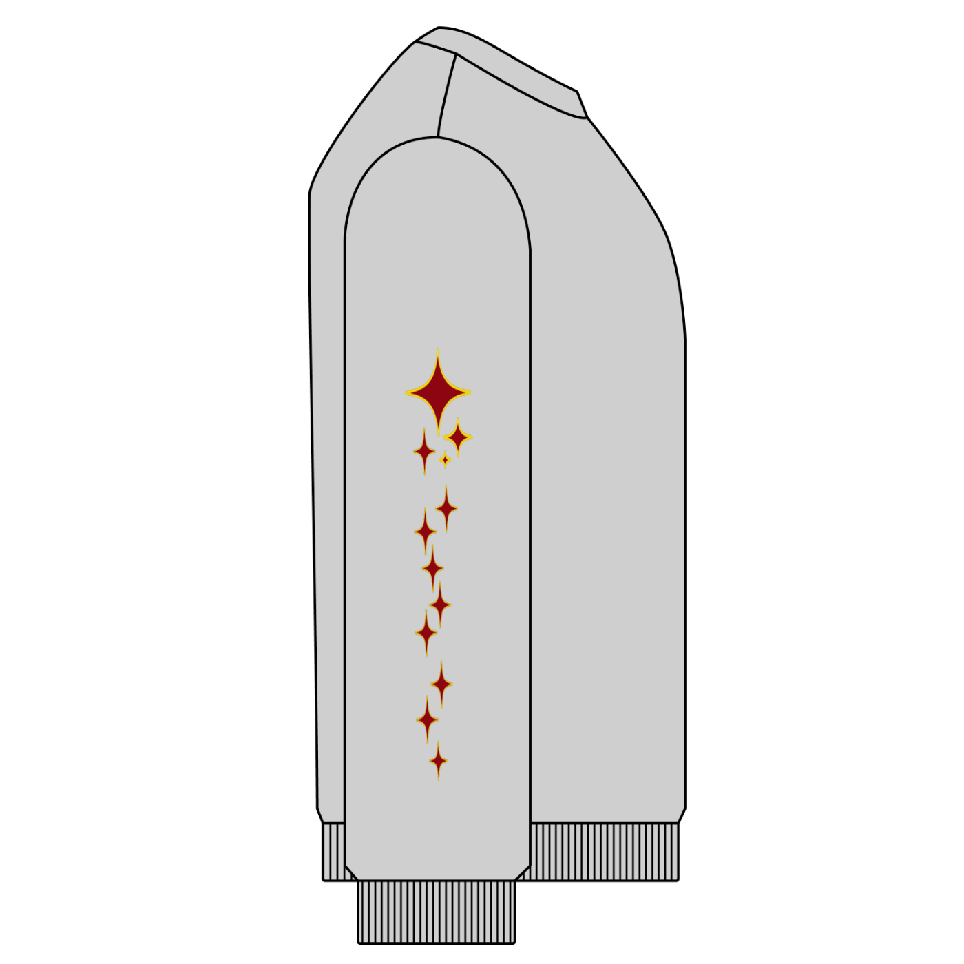 #7Brand "Many Appearances, Same Kharacter" Sweatshirt