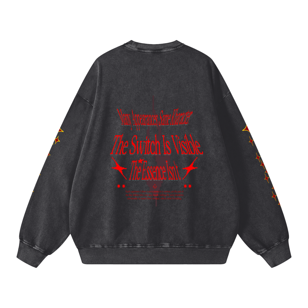 #7Brand "Many Appearances, Same Kharacter" Sweatshirt