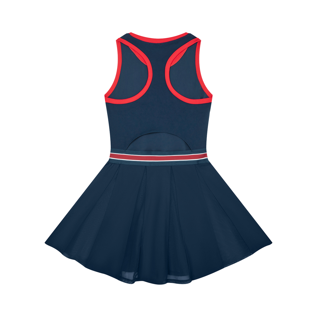 #7Brand SVN Women's Color Block A-Line Sleeveless Dress