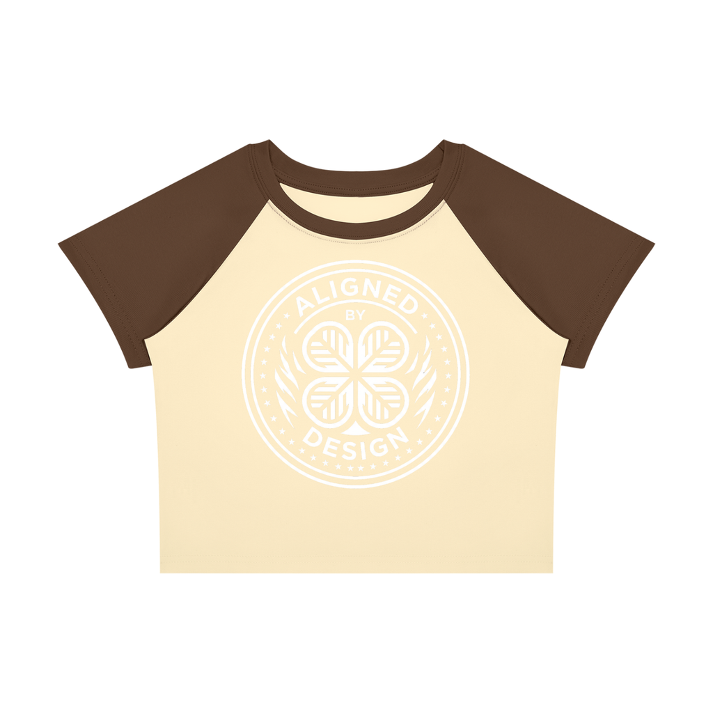 #7Brand ABD Women’s Raglan Color Block Baby T-Shirt