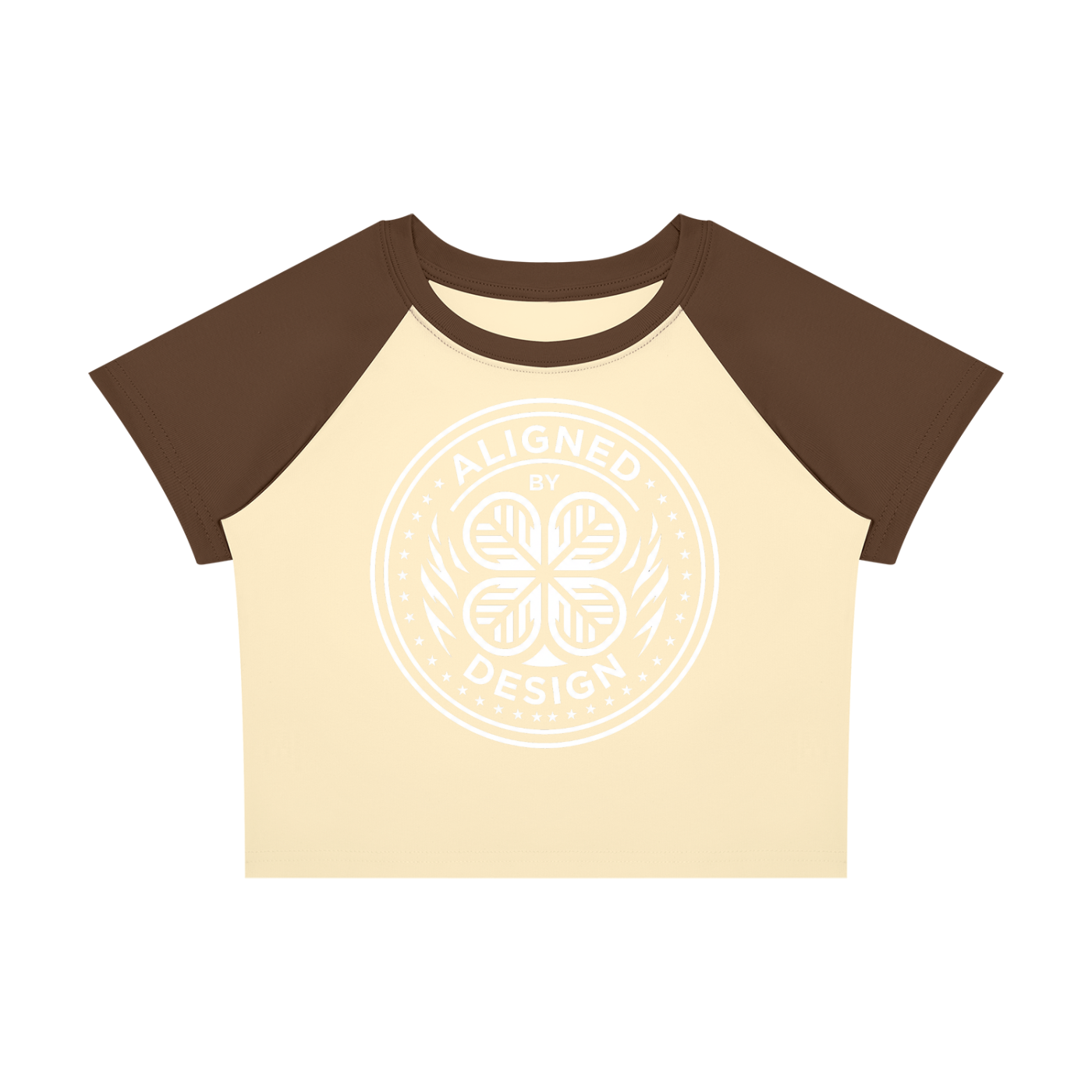 #7Brand ABD Women’s Raglan Color Block Baby T-Shirt