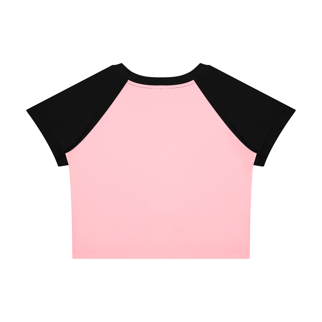 #7Brand ABD Women’s Raglan Color Block Baby T-Shirt