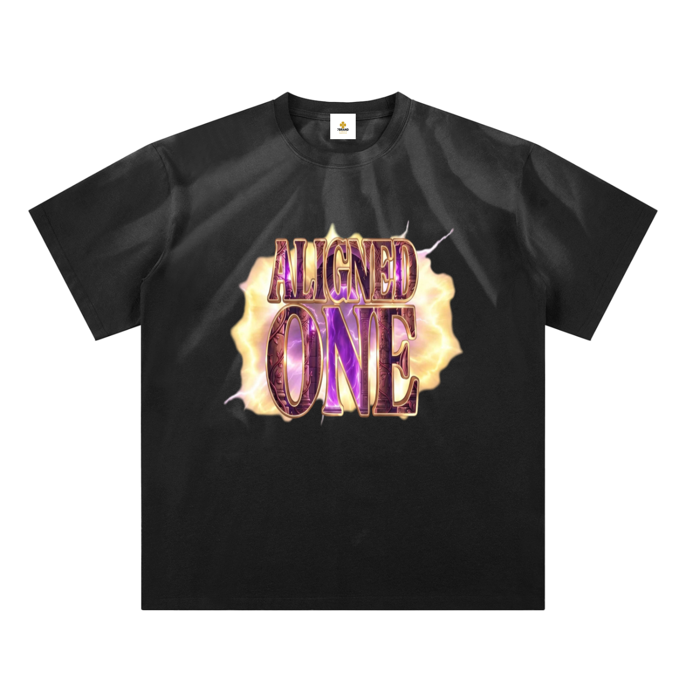 #7Brand A1 Hand-Scrunched Sunfade T-Shirt