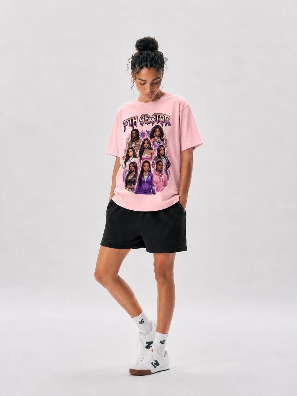 #7Brand 7th Sector Unisex Seamless Cotton T-Shirt