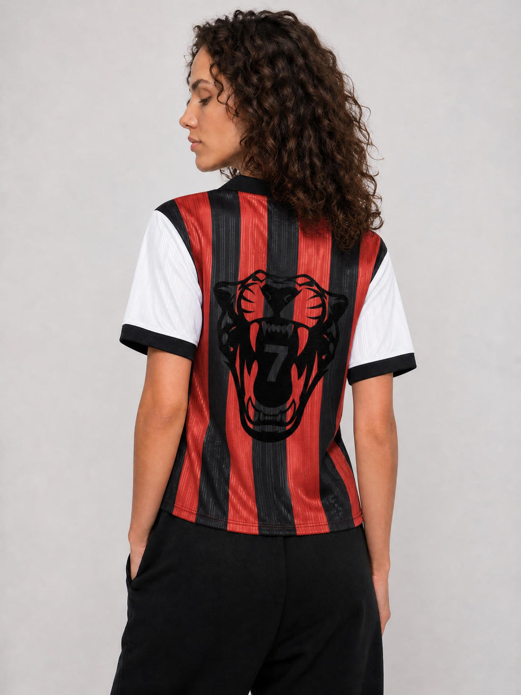 #7Brand SVN Unisex Boxy Striped Collared Soccer Jersey