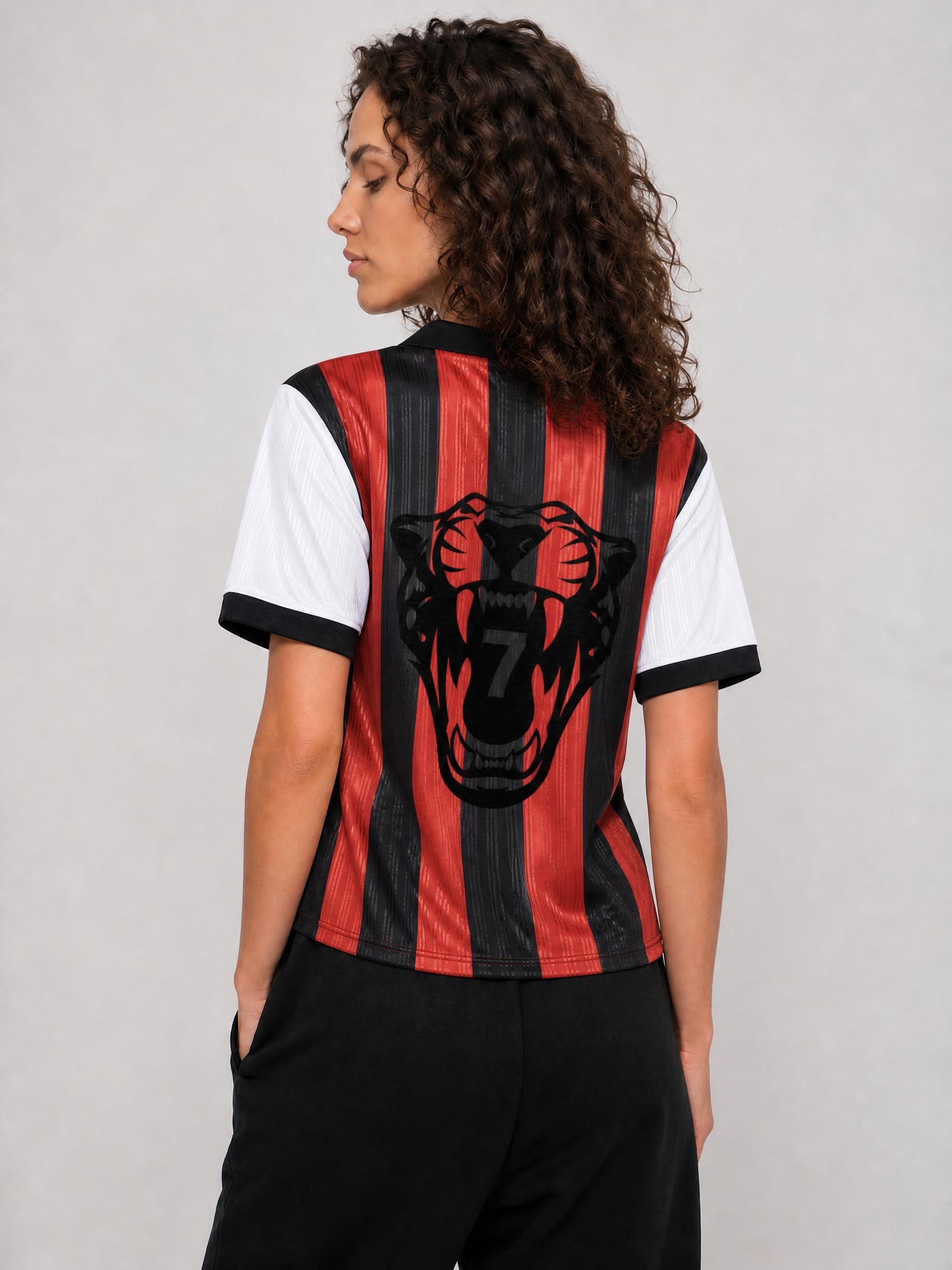 #7Brand SVN Unisex Boxy Striped Collared Soccer Jersey