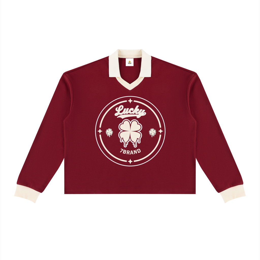#7Brand Unisex Color Block Long Sleeve Sweatshirt