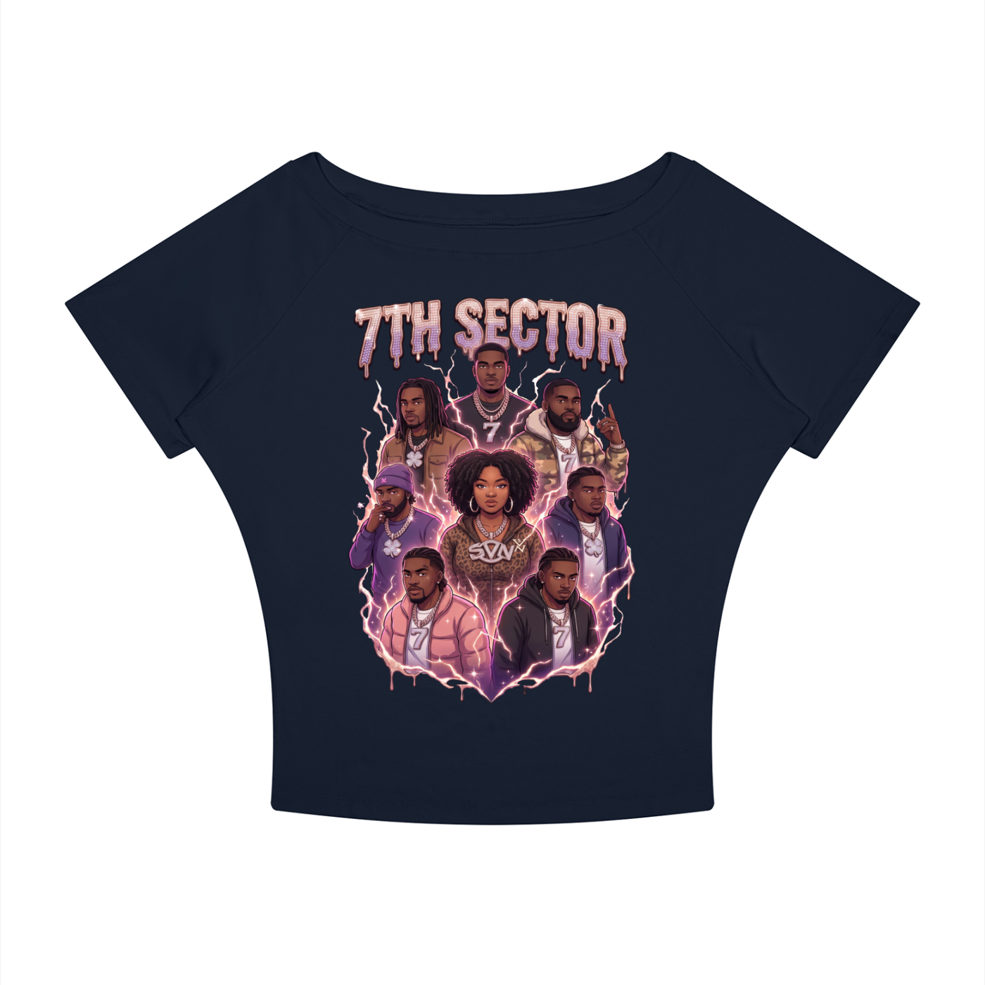 #7brand 7th Sector Women’s Boatneck Raglan T-Shirt