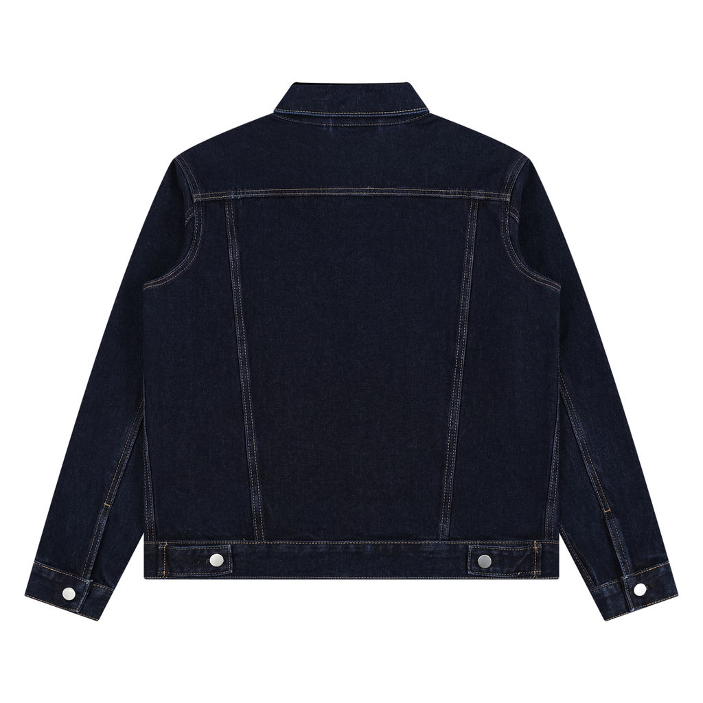 #7Brand Heart Division Unisex Vintage Wash Denim Jacket