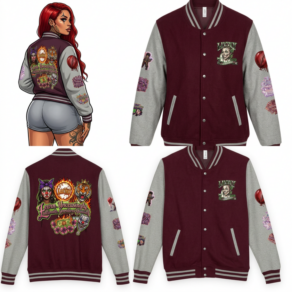 7AOC ACTVII Heavyweight letterman jacket