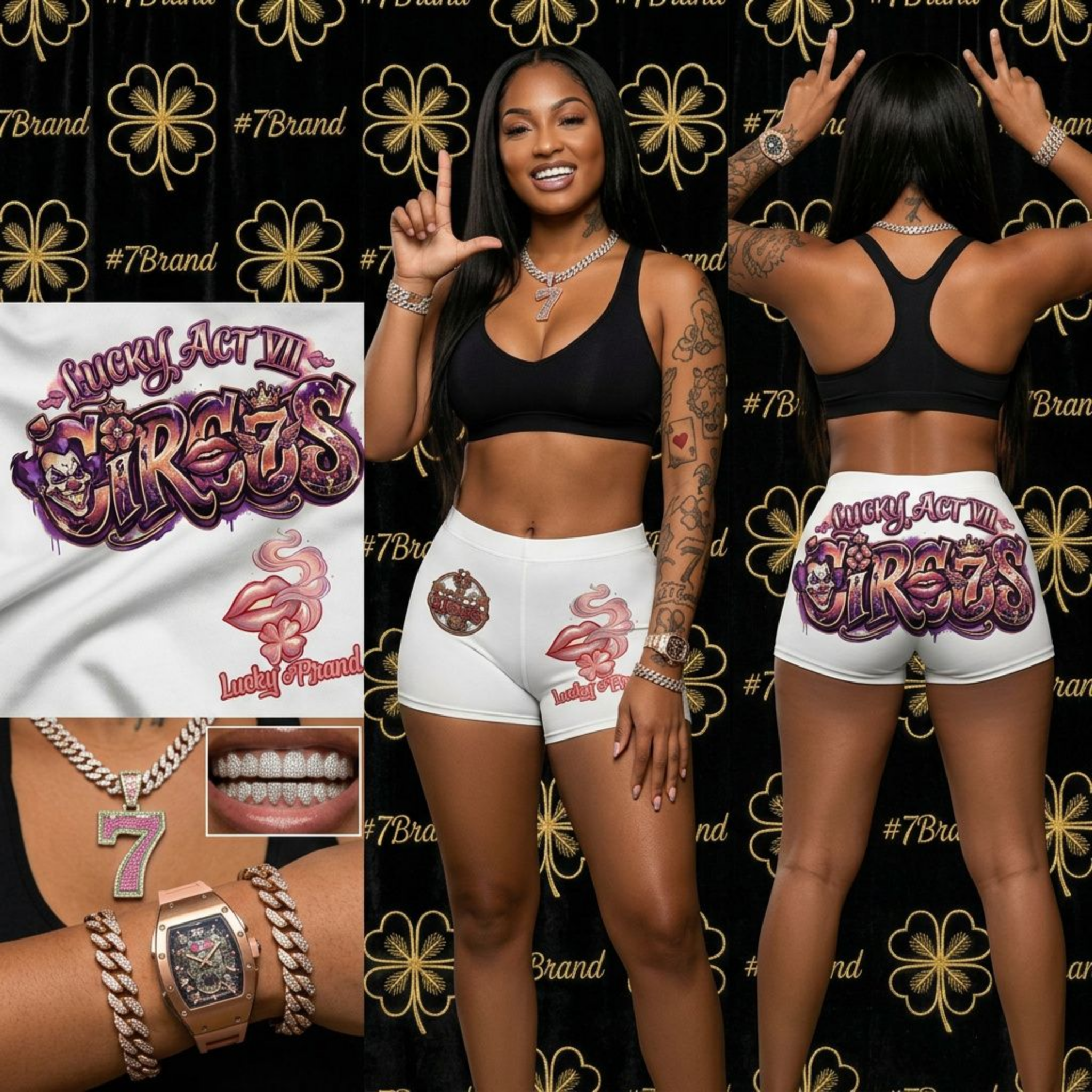 #7Brand 7AOC Women's Shorts