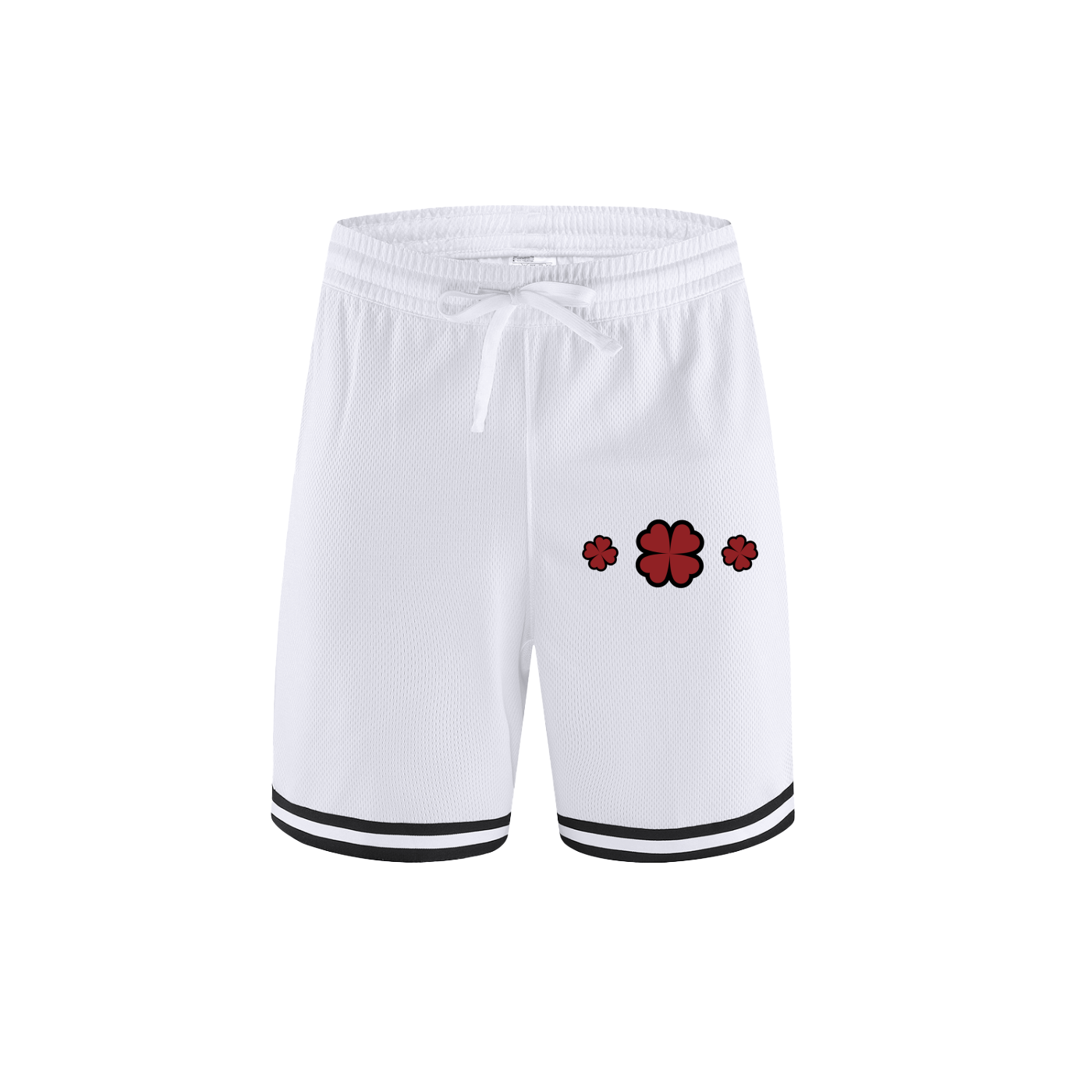 #7Brand OG Clovers Classic Stripe Trim Basketball Shorts