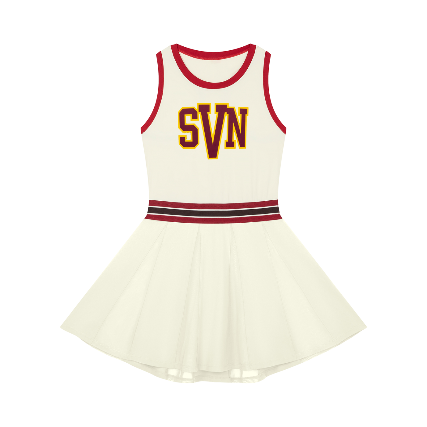 #7Brand SVN Women's Color Block A-Line Sleeveless Dress