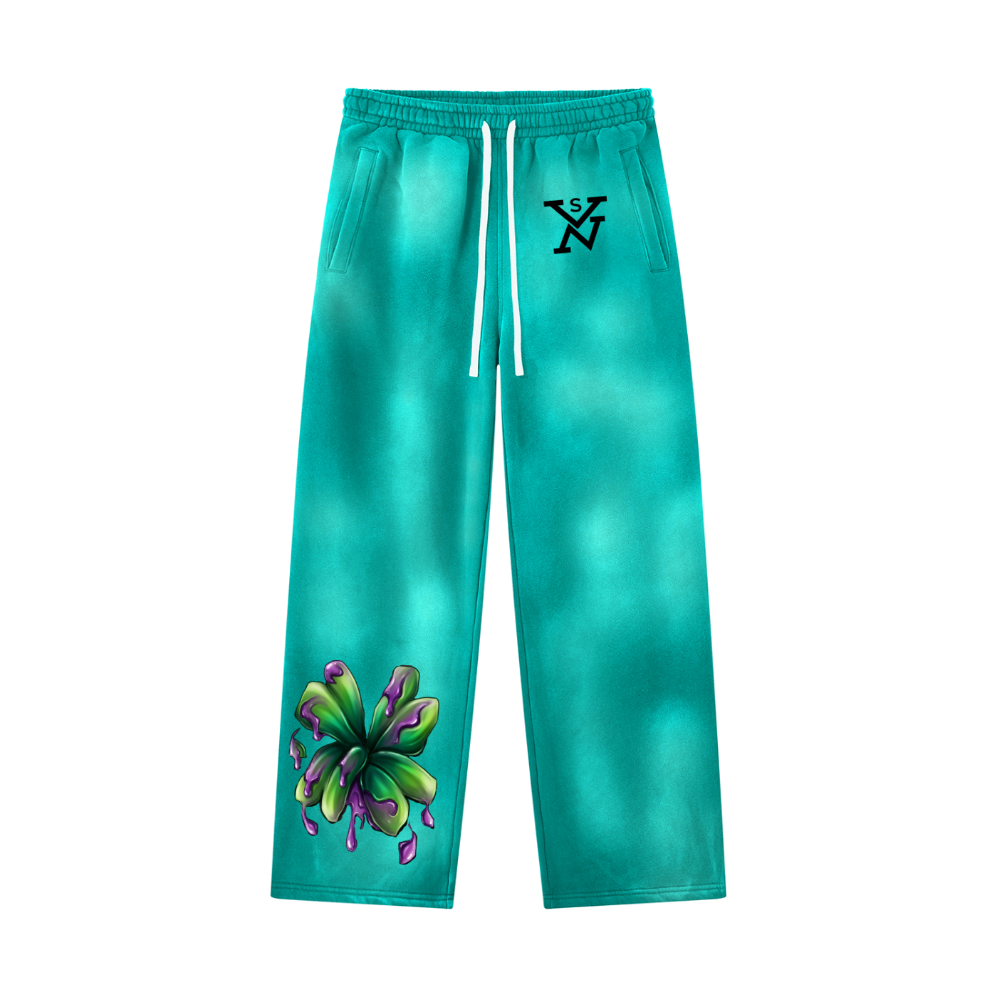 #7Brand Unisex Sunfade Wide Leg Fleece Sweatpants