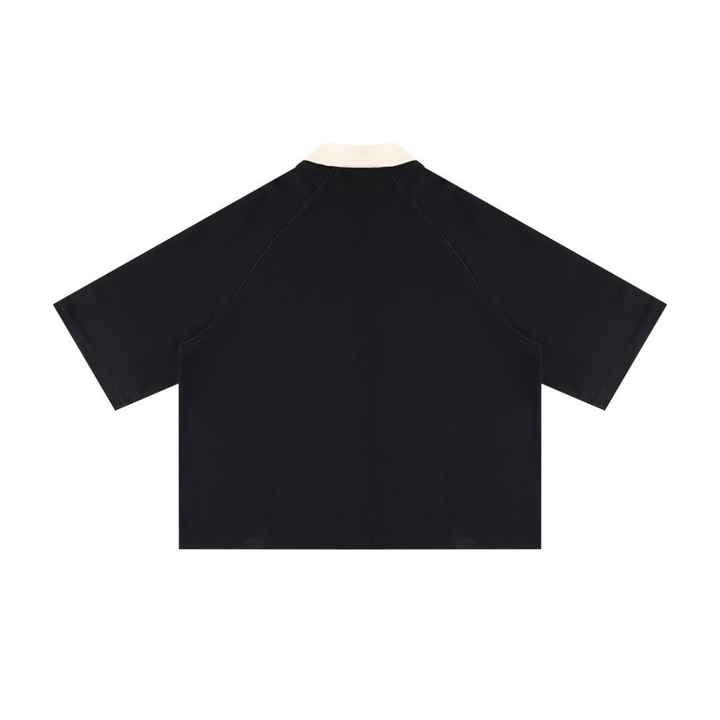 #7Brand Unisex Color Block Boxy Short Sleeve Shirt