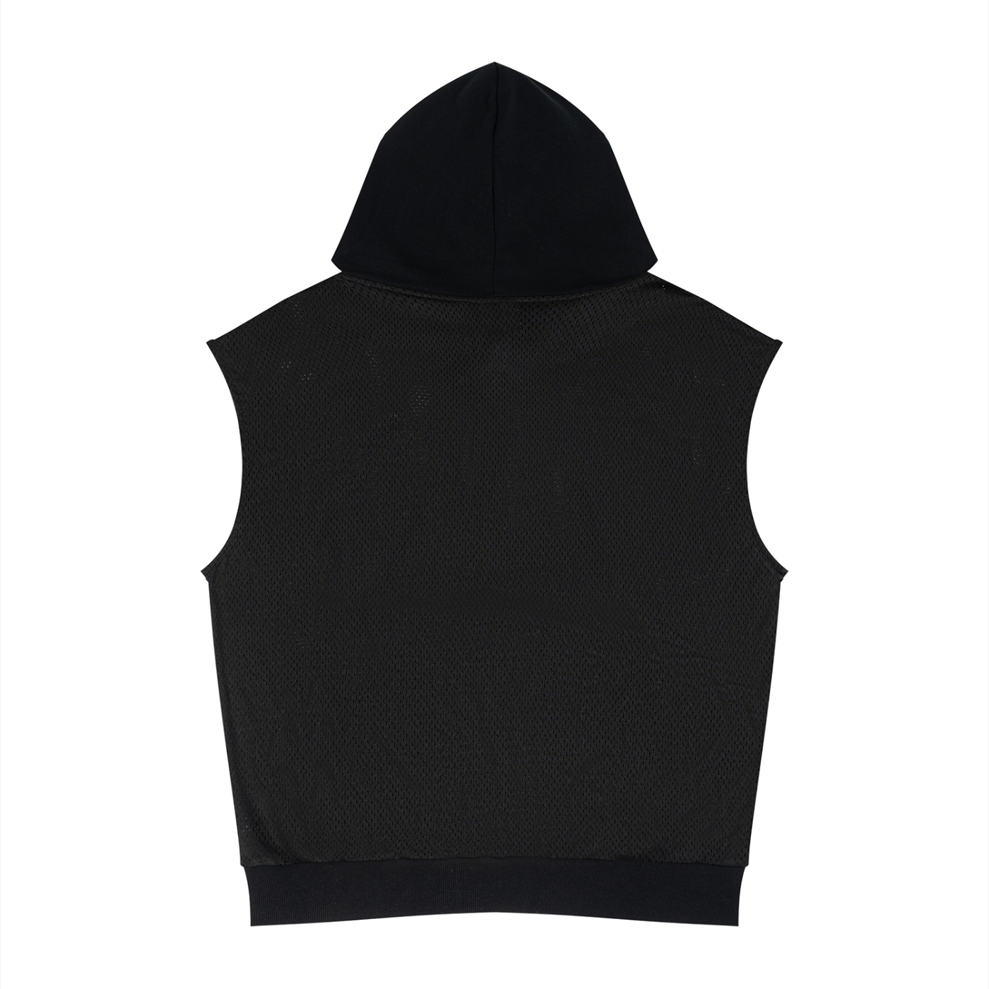 #7Brand SVN Unisex Panel Mesh Sleeveless Hoodie
