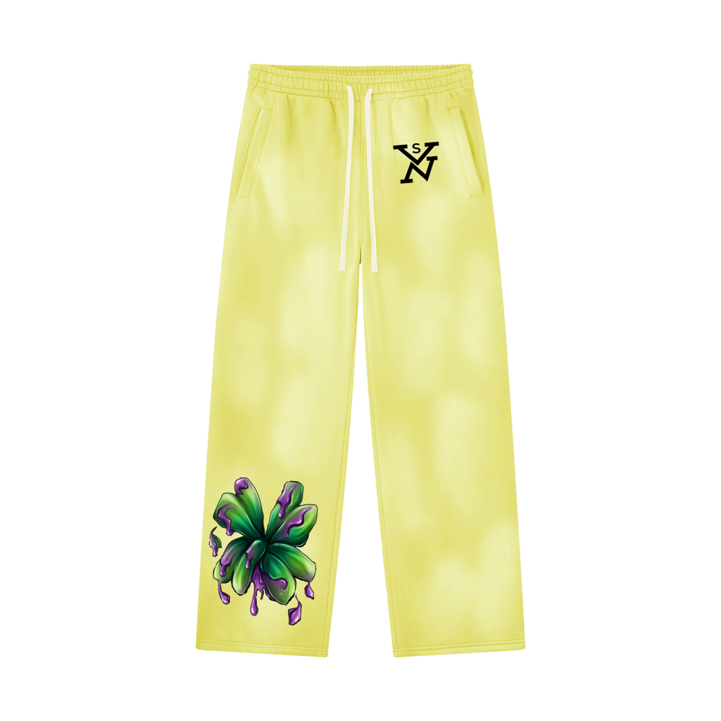 #7Brand Unisex Sunfade Wide Leg Fleece Sweatpants