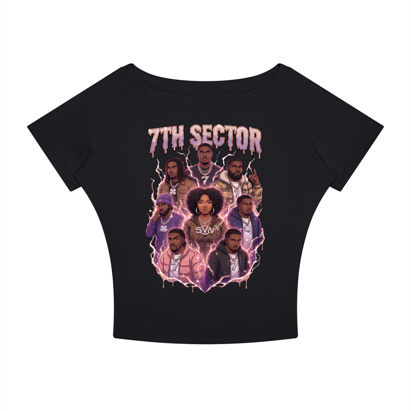 #7brand 7th Sector Women’s Boatneck Raglan T-Shirt