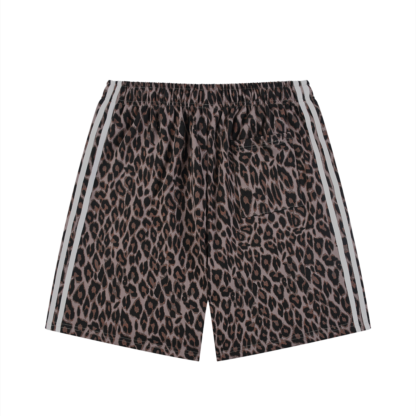 #7Brand Dual-Heart Unisex Heavyweight Leopard Drawstring Shorts