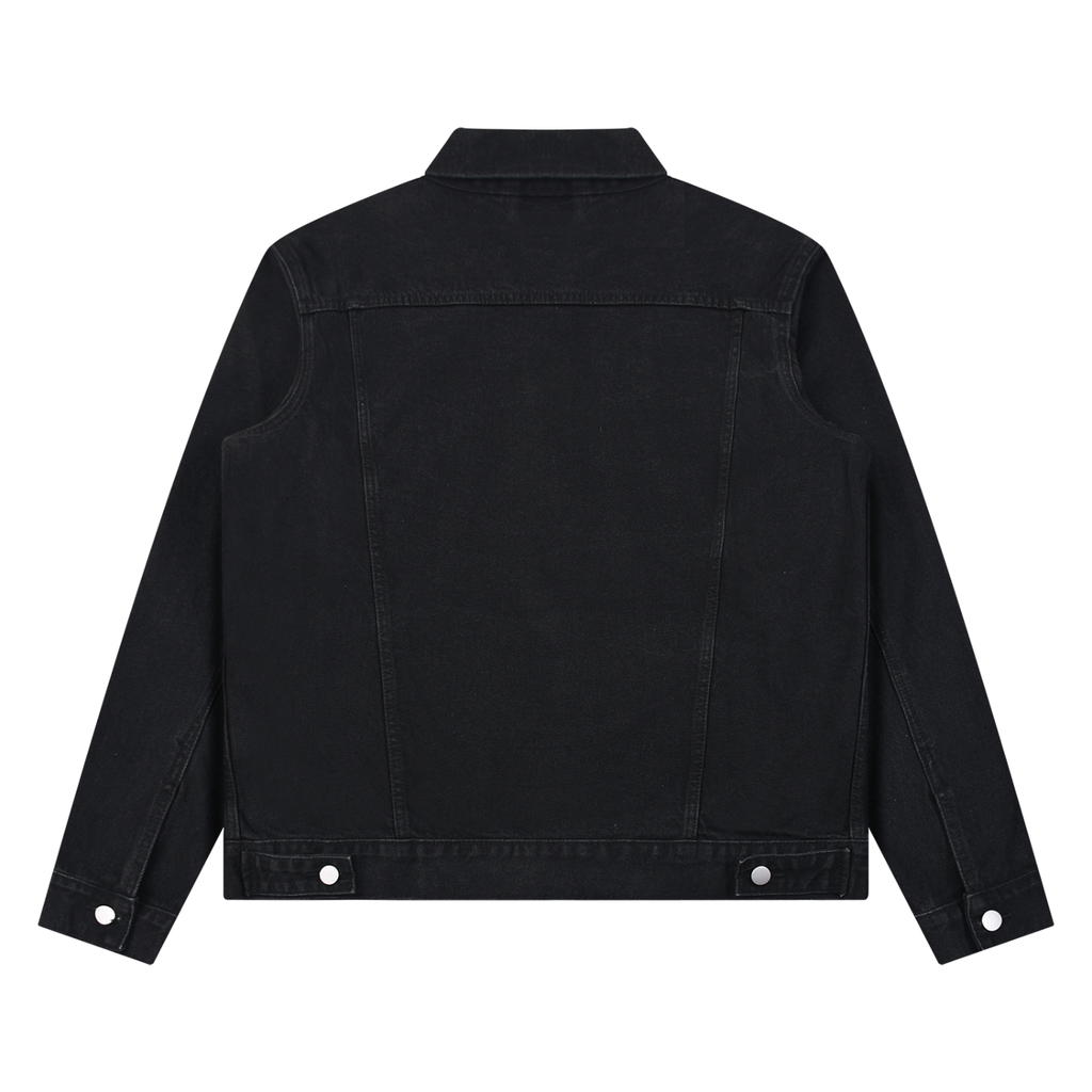 #7Brand Heart Division Unisex Vintage Wash Denim Jacket