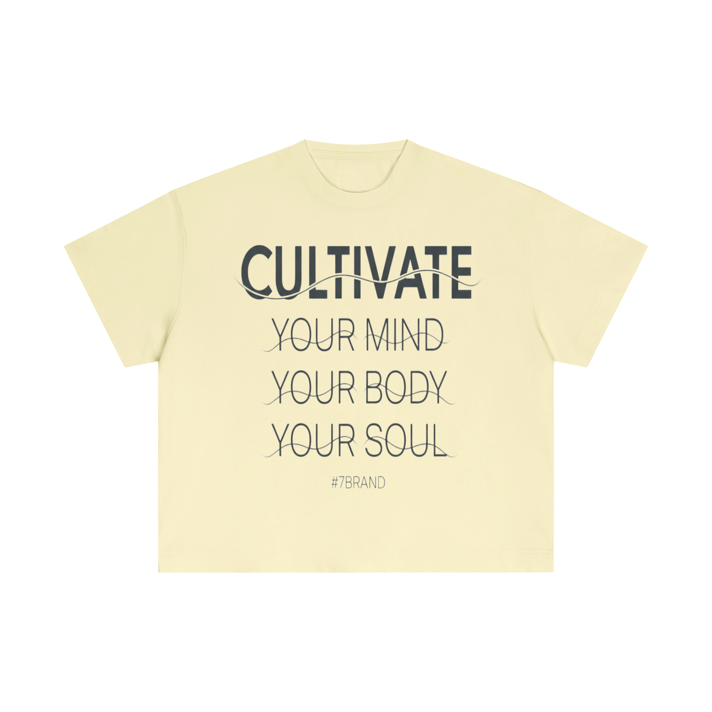 #7Brand Cultivate Program Essential Cotton Boxy T-Shirt