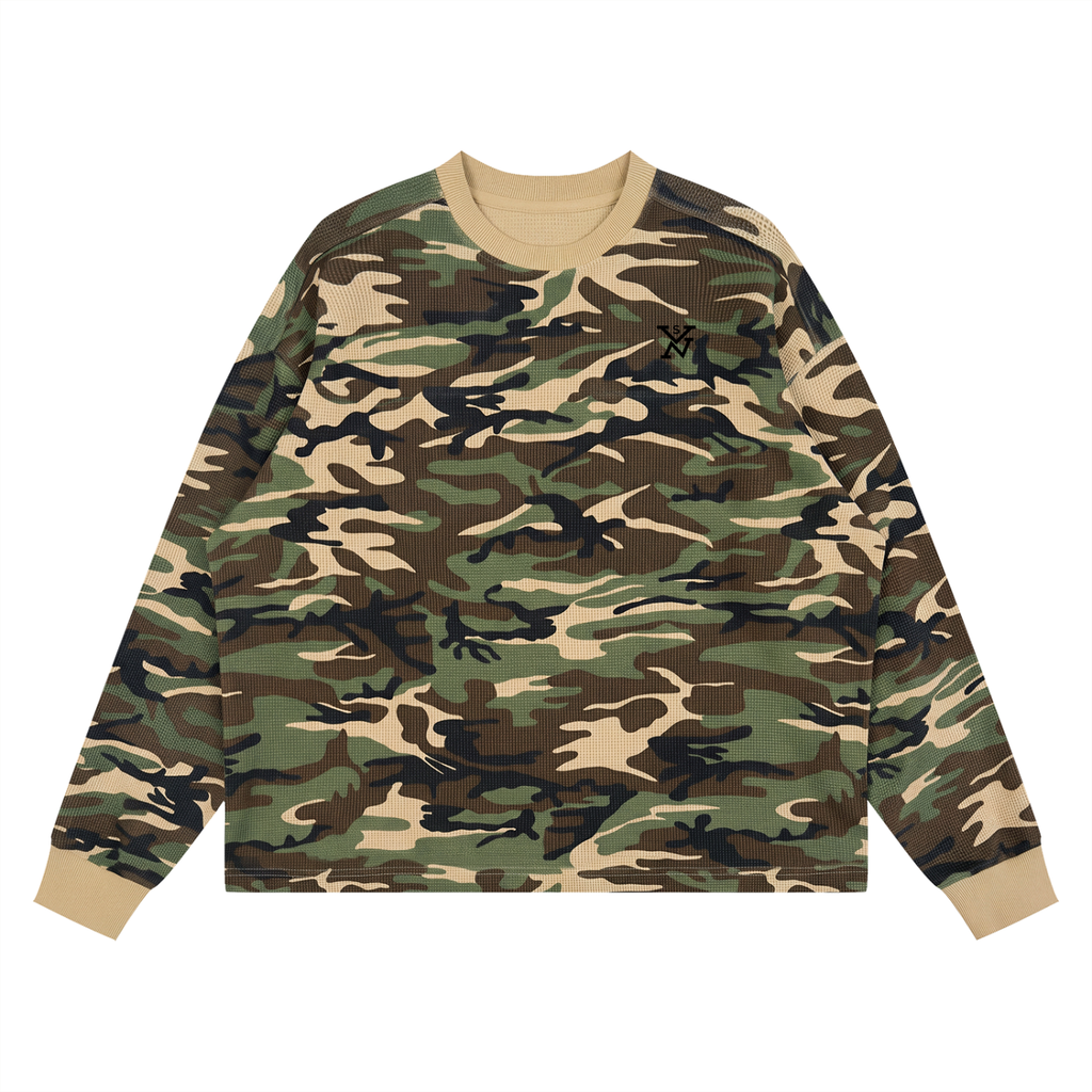 #7Brand SVN Unisex Waffle Boxy Long Sleeve T-Shirt