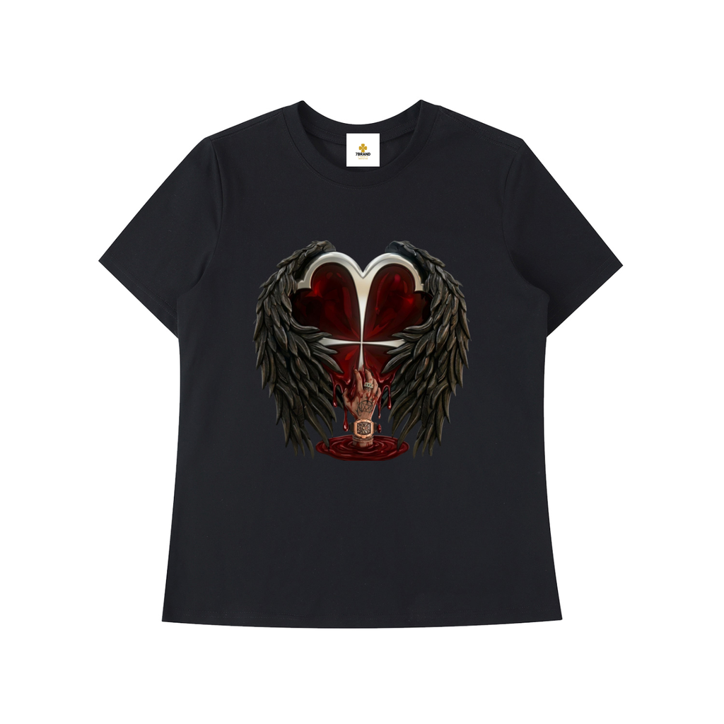 #7Brand HeartOf7 Essential Standard Shoulder T-Shirt
