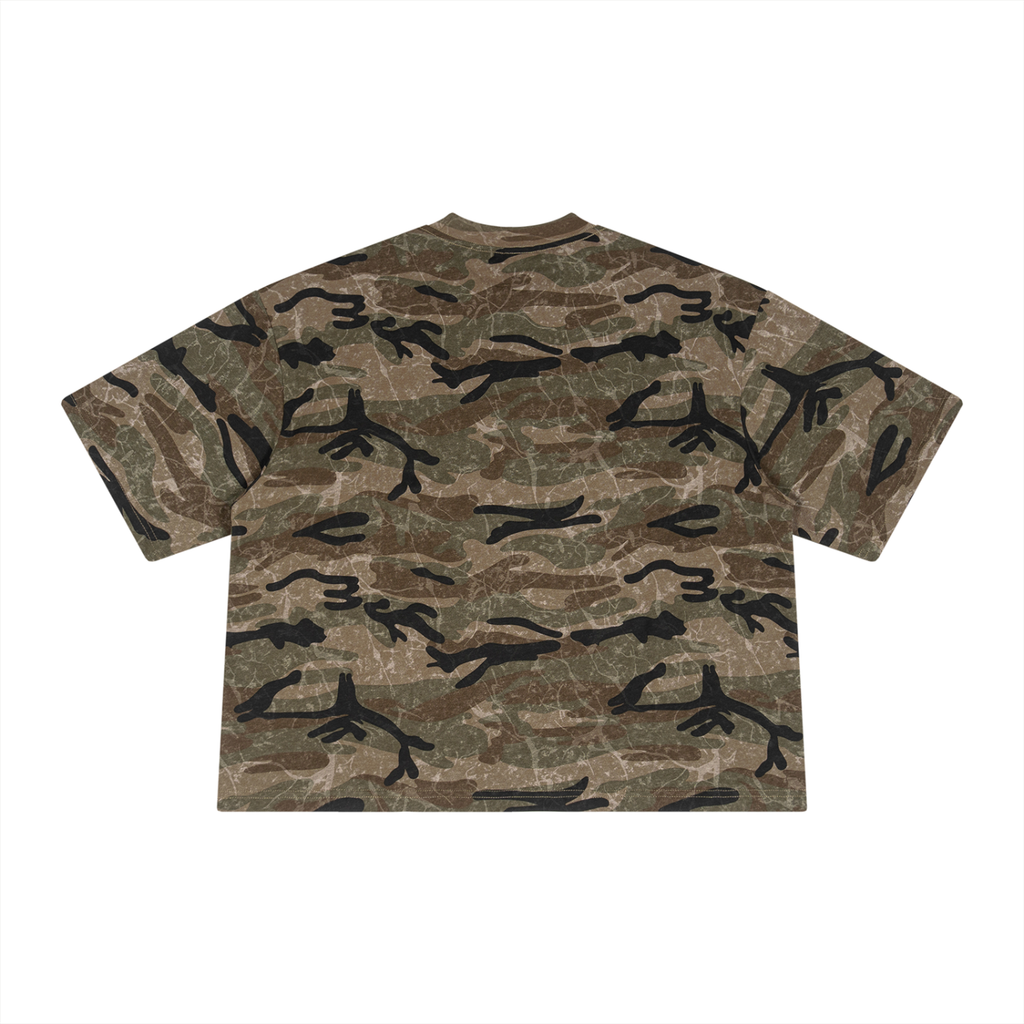 #7Brand SVN Unisex Boxy Camo Print T-Shirt
