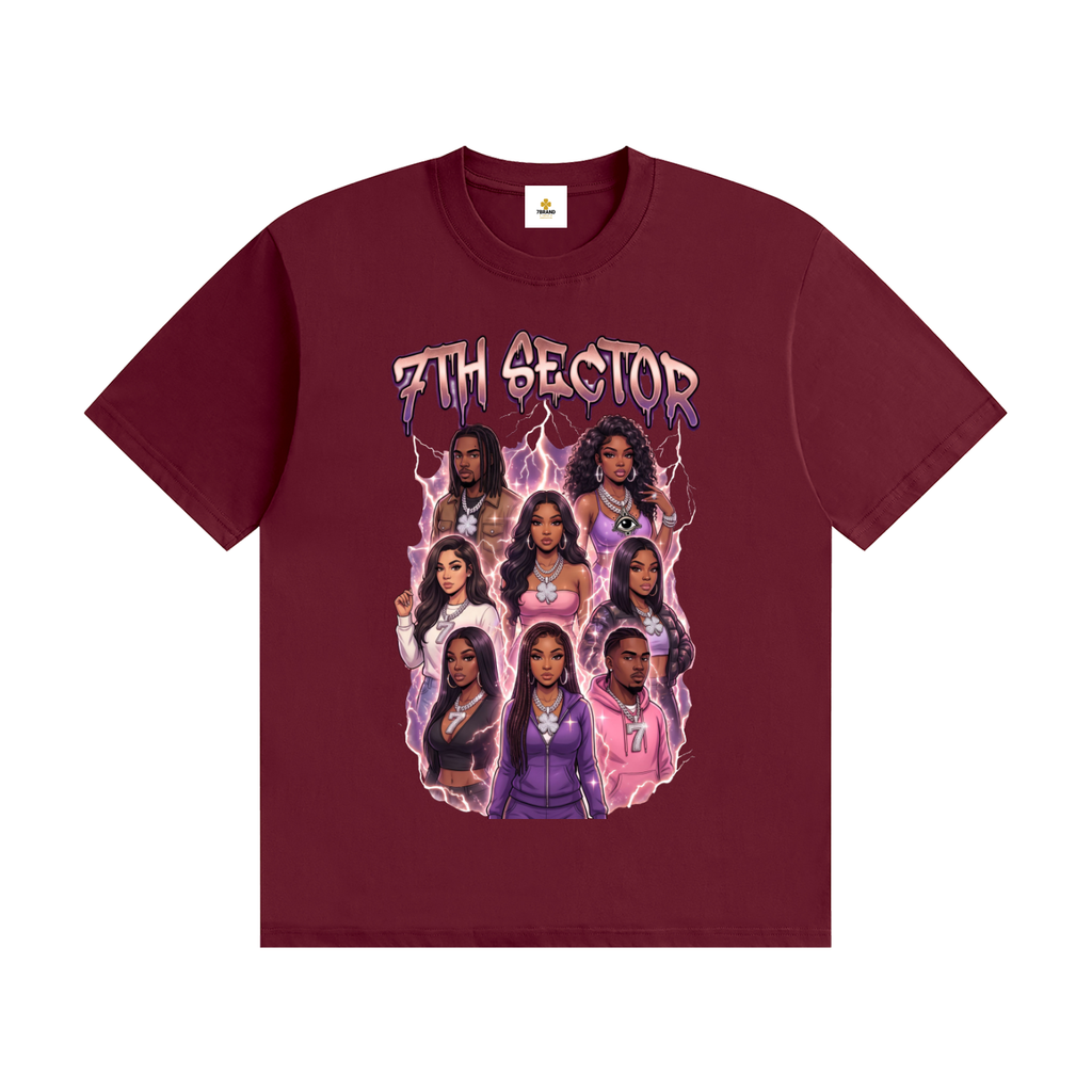 #7Brand 7th Sector Unisex Seamless Cotton T-Shirt