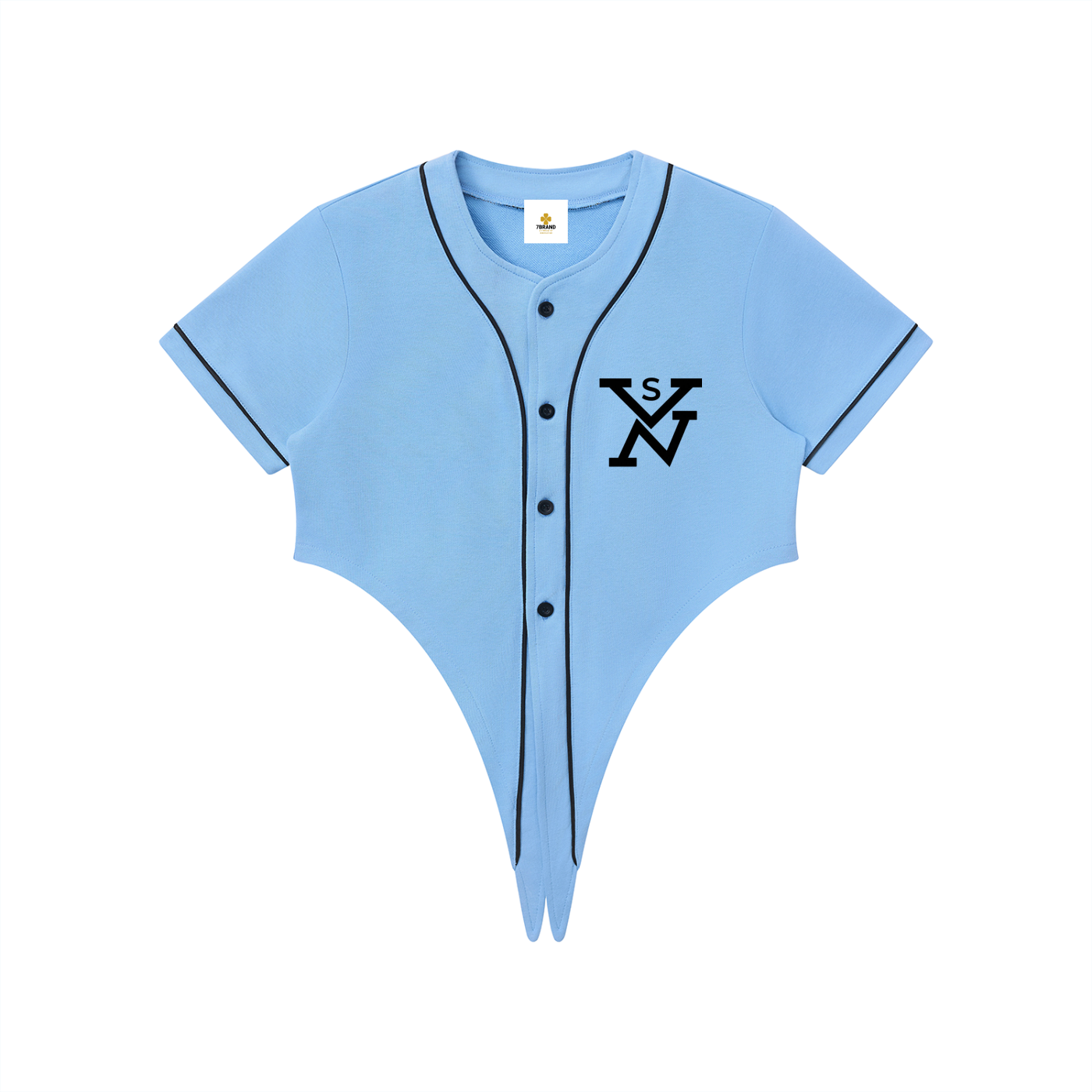 #7Brand SVN Women's Piping Baseball Jersey