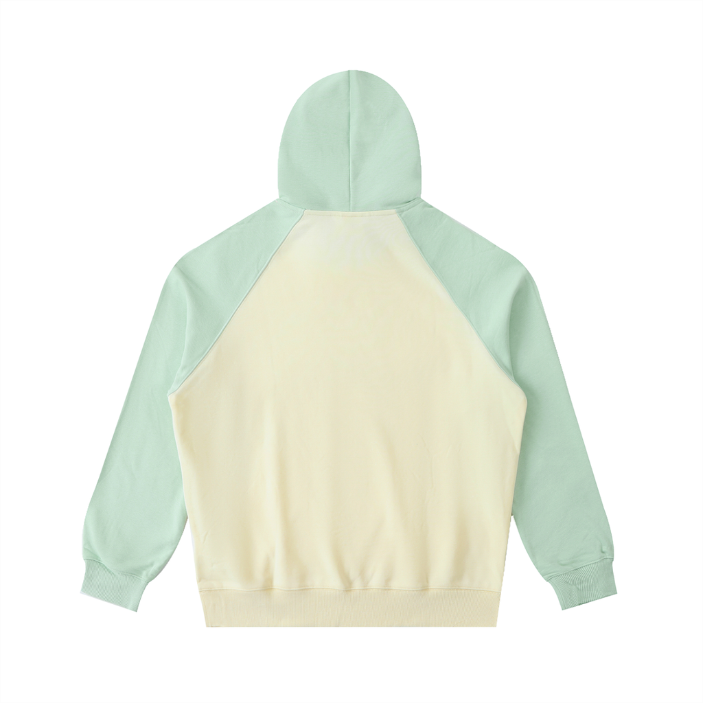 #7Brand Color-Block Raglan Sleeve Hoodie