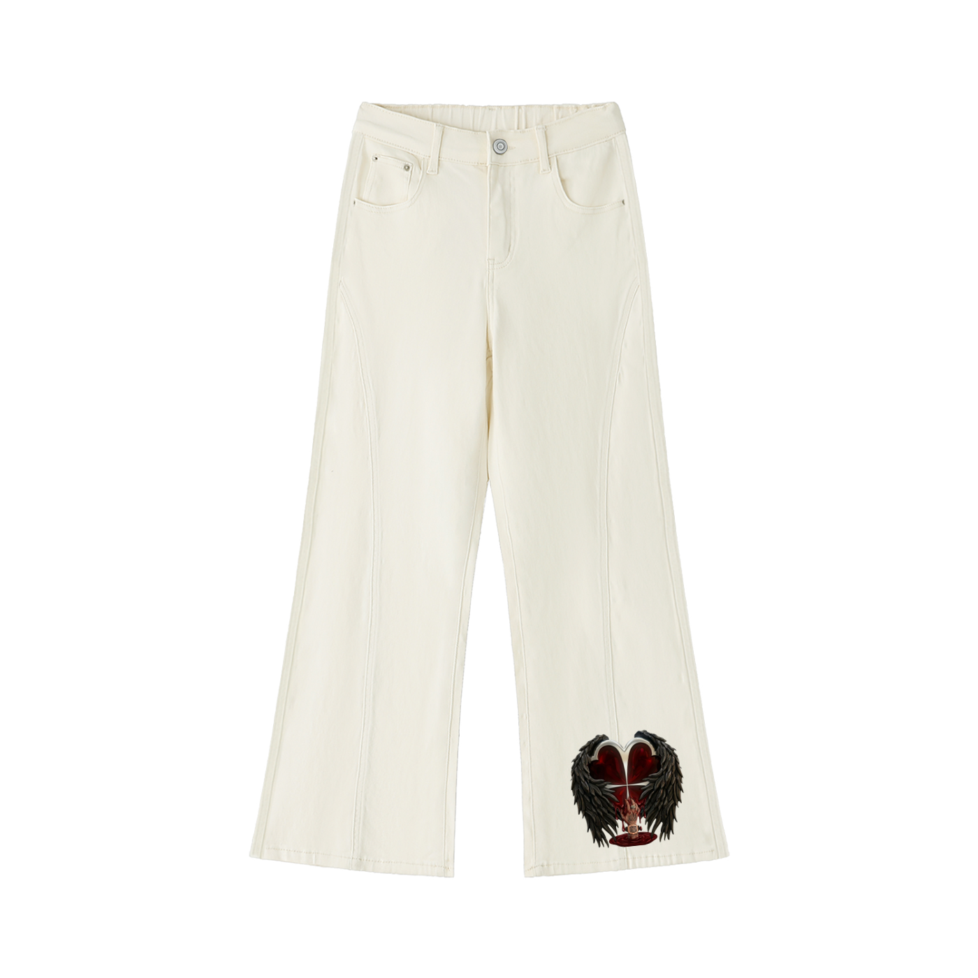 #7Brand HeartOf7 Women's Flared Leg Jeans